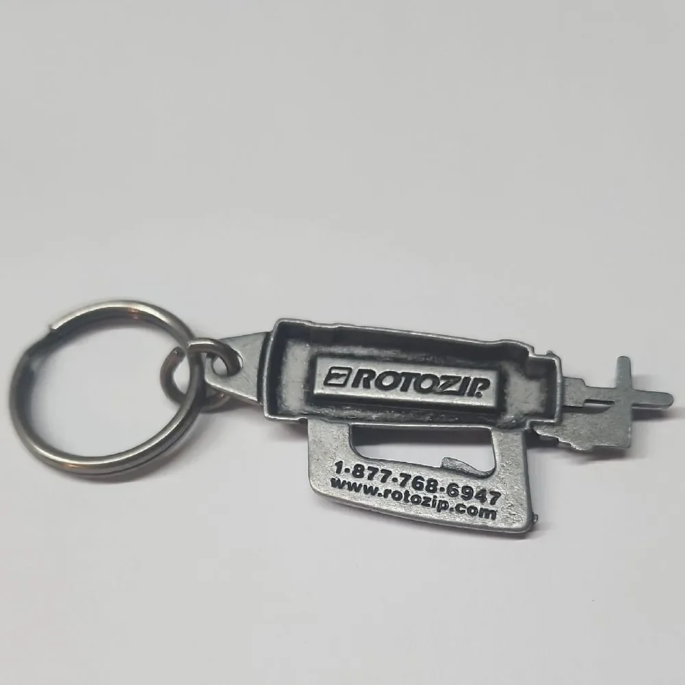 RotoZip Metal Keychain